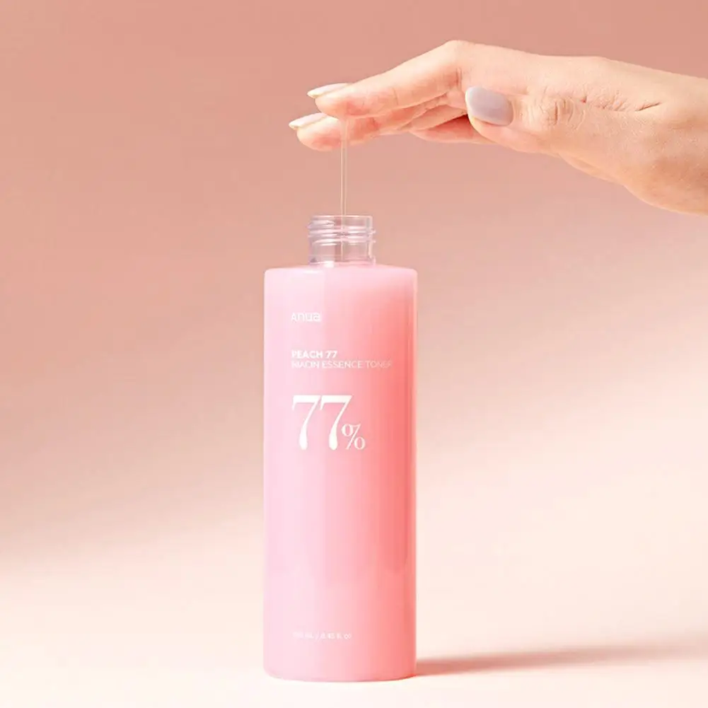 Tónico de esencia de niacina, extracto de melocotón fragante, blanqueamiento de manchas, tóner hidratante blanqueador, 200ml
