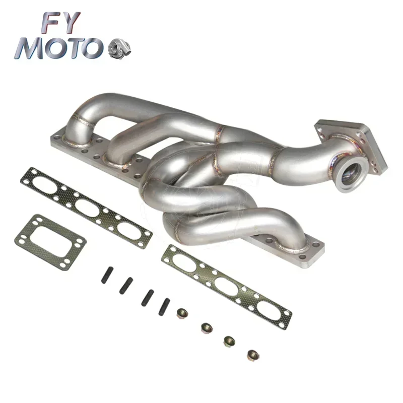 

SS304 3.0mm thick Top Mount Exhaust M50 Manifold For M52 S50 S52 E36 E39 T3/T4 1990-2001