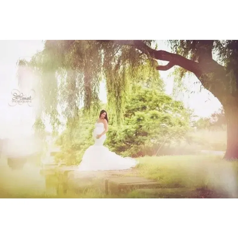 الأمومة قصيرة الأكمام ثوب الأمومة الدانتيل فستان ماكسي ملابس حريمي الحوامل التصوير فساتين الحمل لالتقاط الصور