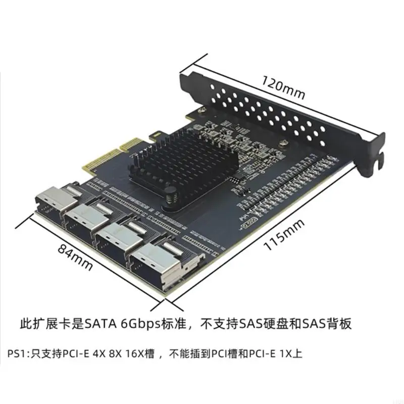 2025 PCIE جديدة سريعة السرعة إلى USB3.0 بطاقة محول 4 توسيع المنفذ لأجهزة الكمبيوتر المكتبية 5 جيجابت في الثانية متوافقة