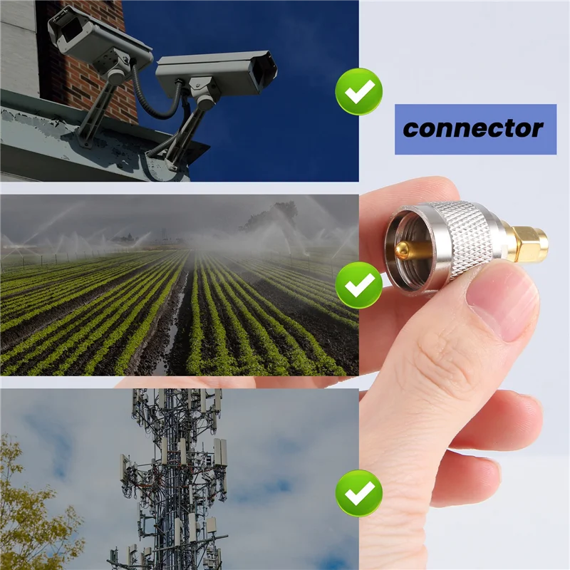 

LLCS-SMA To SMA BNC N F UHF Type Connectors Kits RF Adapter 20 Type,SMA Female To F Male,SMA Female To F Female