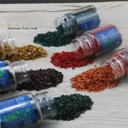 DIY Miniature Leaf 33/56ml Micro Landscape Leaves Static Scenery Model for Bonsai Garden Decor Sand Table Grass Tufts Accessory