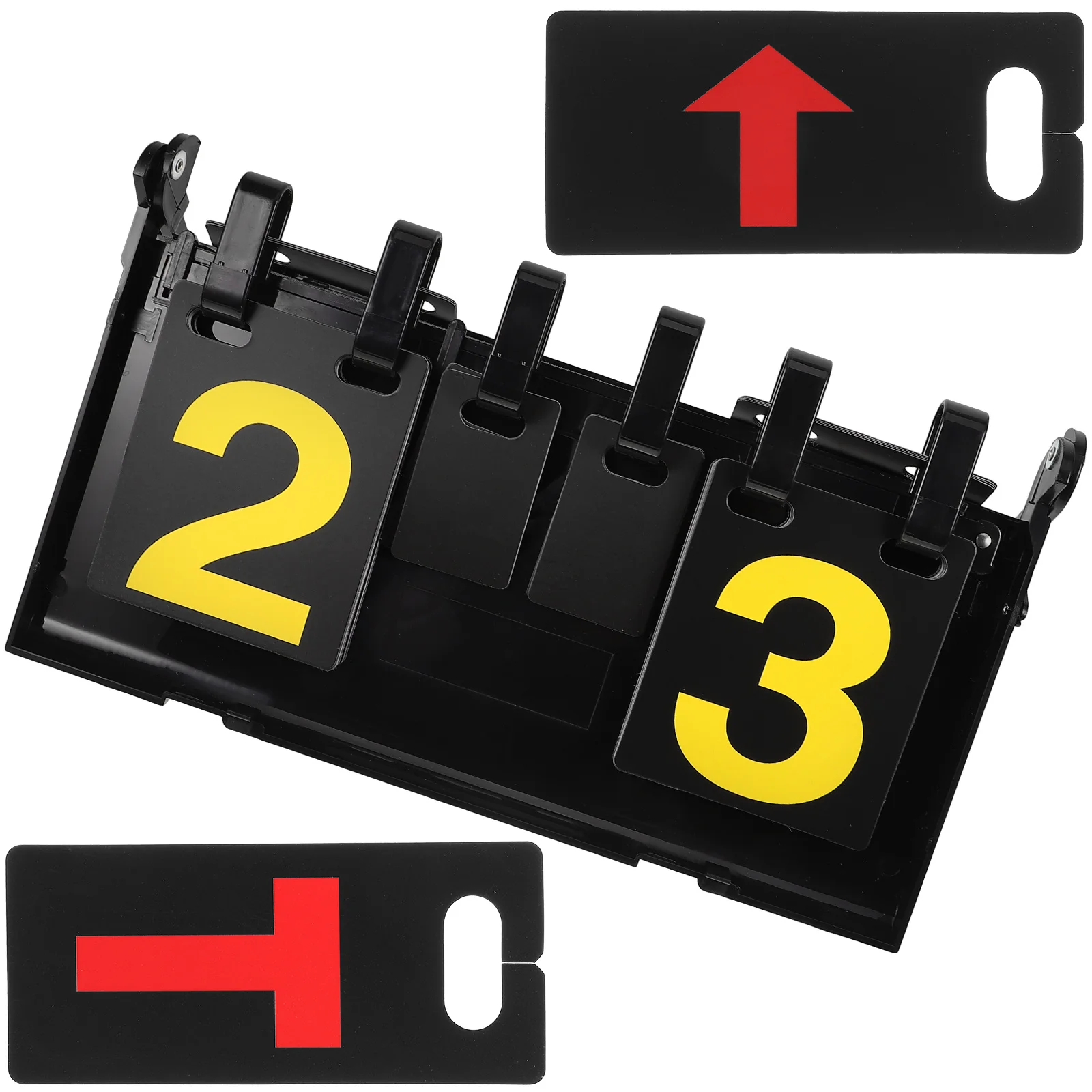 

Portable Basketball Scoreboard Volleyball Tennis Flip Chart PVC Tabletop Reusable Competition Sports Accessory Waterproof