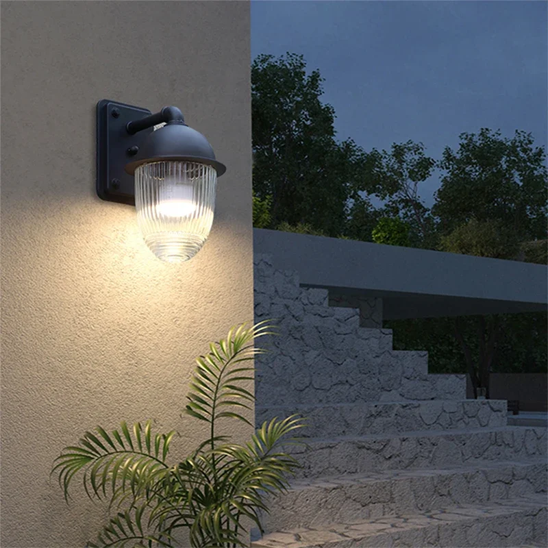 TEMOU Contemporary LED Outdoor Wall Lamps Electric Simplicity Waterproof Balcony Hallway Courtyard Villa Gate Hotel