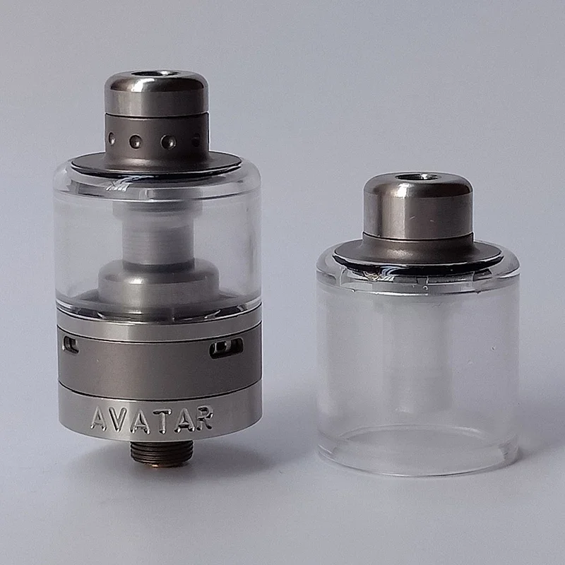 السجائر الإلكترونية الرمزية RTA بواسطة Amber Mods AMG-Amber RTA خزان قابل لإعادة البناء 316 SS 22 مم 3.5 مل 5 مل MTL قلم رذاذ واحد بملف Vape