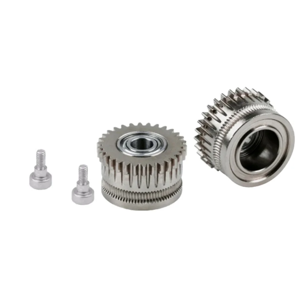 All Metal K1C-EXtruder K1- GEAR All Metal Filament Drive Gear For Creality K1- Max EXTRUDER GEAR Nickel-plated DLC High Hardness