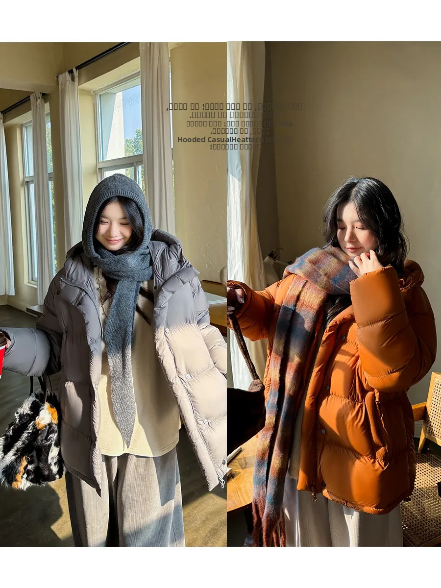 

Ultra-Soft Inteated High-Down-Fill Hooded Casual Duvet Jaet Anni Forest Nylon 90% Du down Stitched Thermal Vest