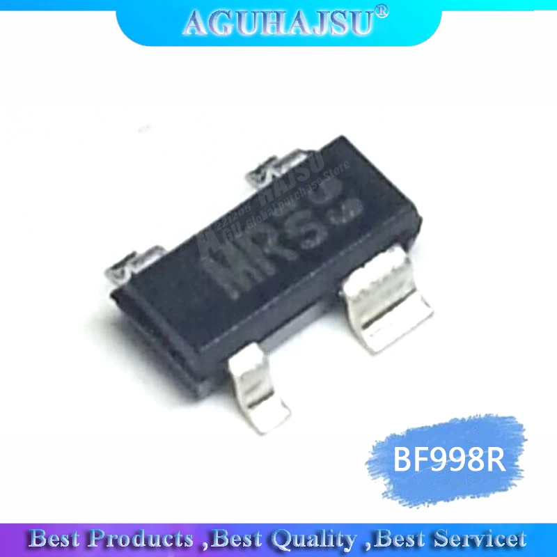 10PCS BF998R SOT143 BF998 SOT Double Gate MOS Tube N Channel 12V RF High Frequency Amplification