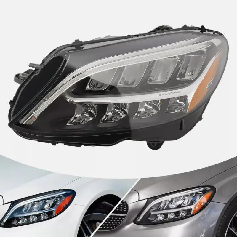 

LED Headlight For Mercedes-Benz C-class W205 C200 C250 C260 C300 American Version LED Head Lamp Turn Signal Lights