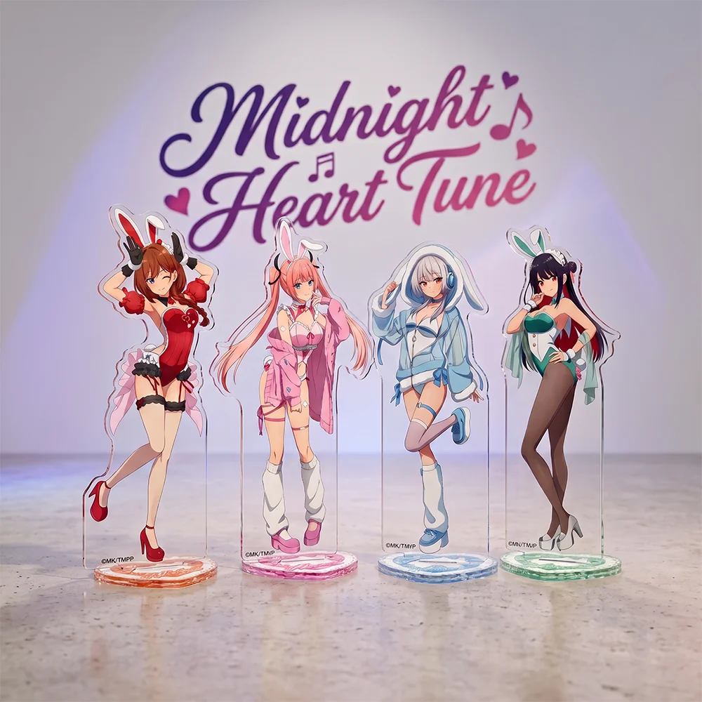 Midnight Heart Tune Tsumugi Riku 15CM Acrylic Stand Keychain 2026 New Anime Stand Desktop Decor Collectible Fans Gift