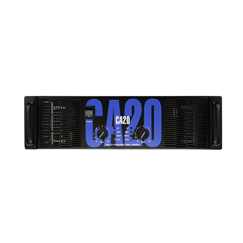 CA20 High Quality Professional 2Channel Mixer 1000W Class AB HiFi Power Amplifier 900 for Stage