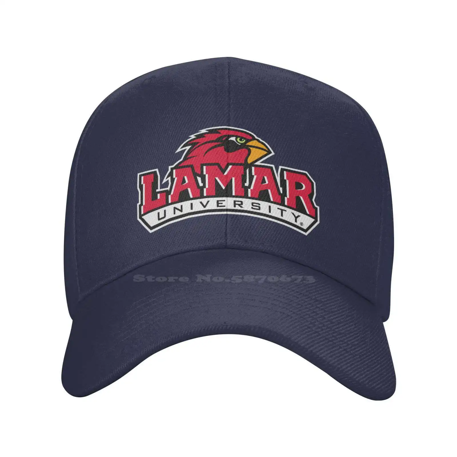 

Lamar Cardinals Logo Print Graphic Casual Denim cap Knitted hat Baseball cap