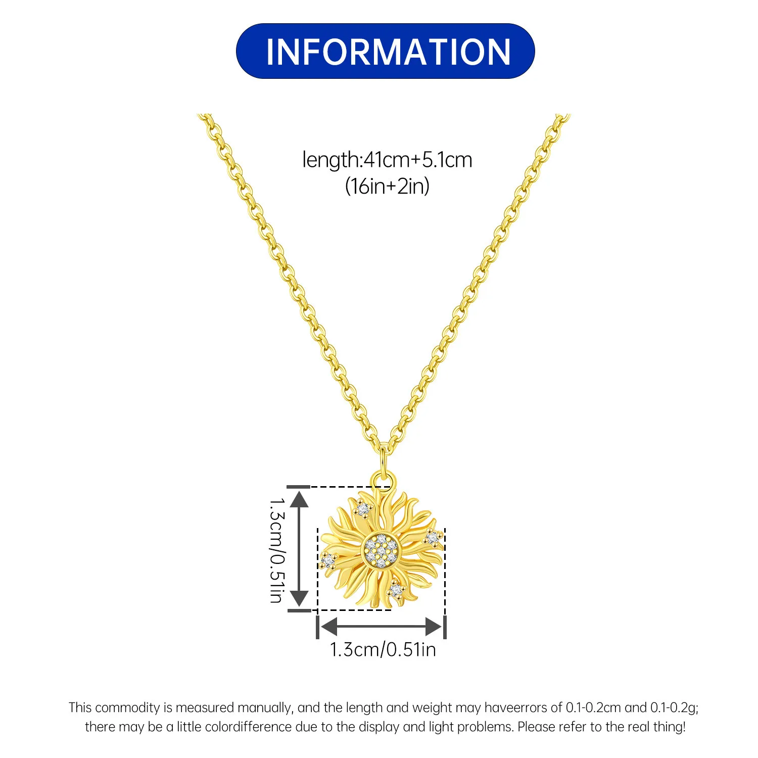 Orstarry S925 Sterling Silber Stern Blauer Mond Sonne Halskette für Frauen Geburtstag Originelle Geschenke Mode Feiner Schmuck – Detail 14