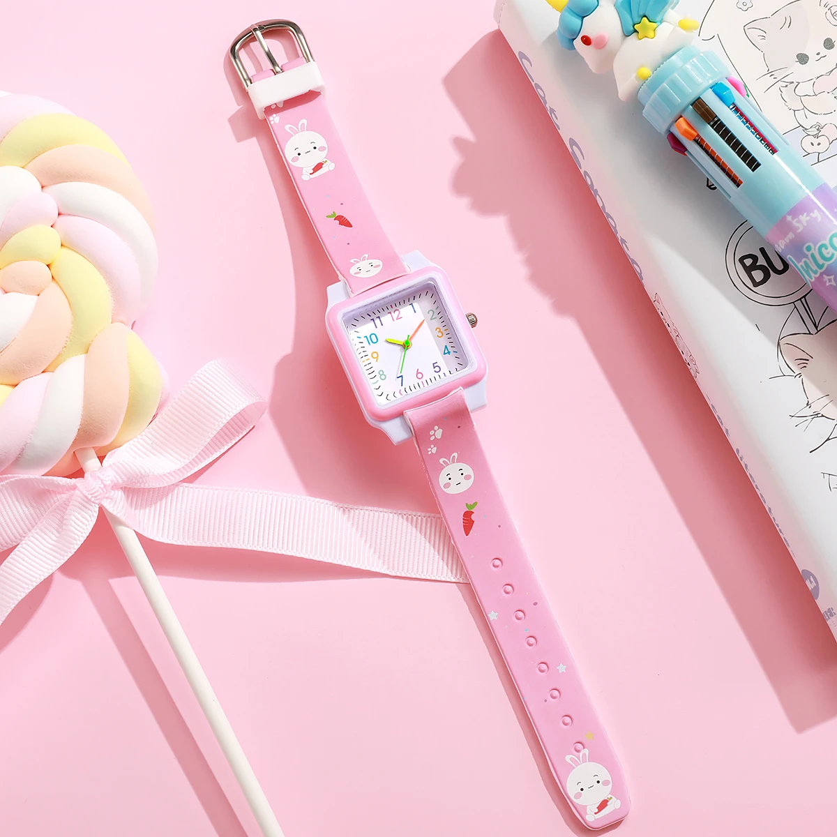 

Cute Cartoon Rabbit Carrot Fantasy Watch Fashion Trend Quartz Watch for Christmas Halloween Gift