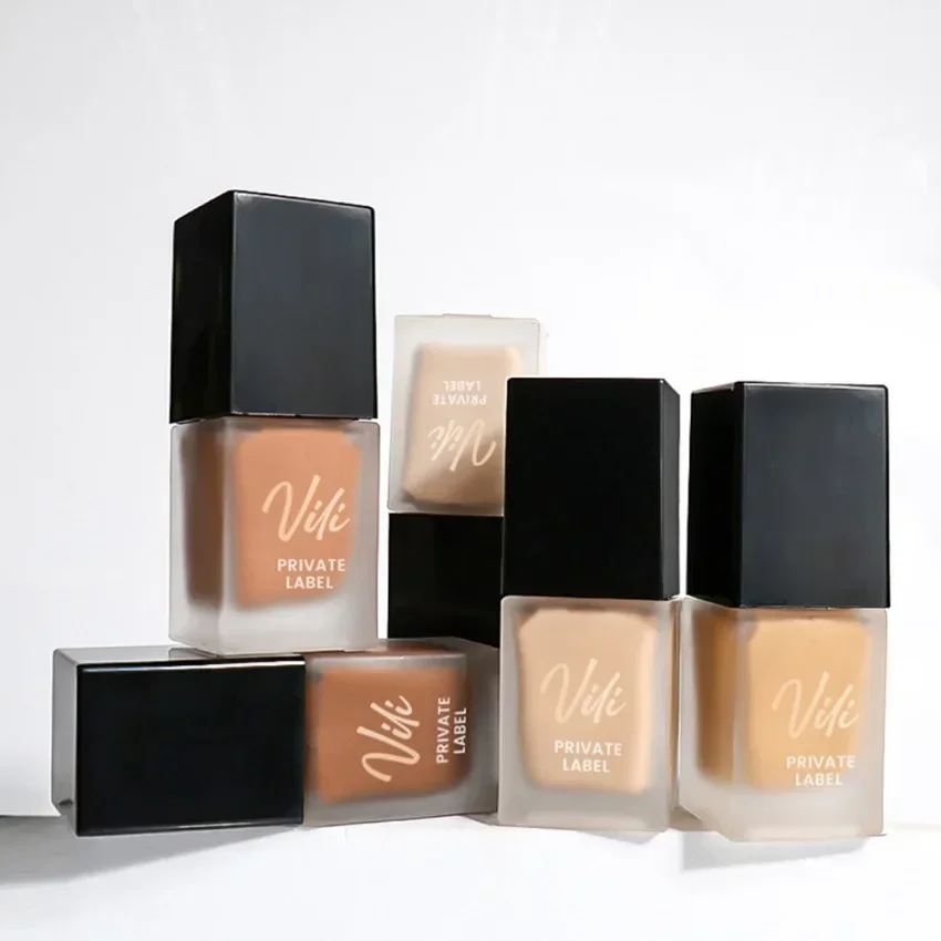 

15ml Concealer Liquid Foundation Private Label Full Coverage Vegan Nature Moisturizer Dry Mixed Oil Skin Makeup Custom Logo Bulk