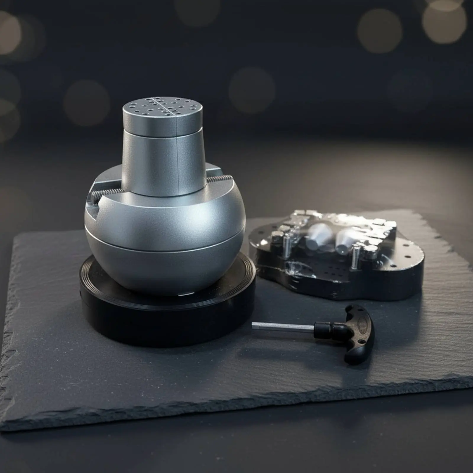 Engraver's Spherical Vise 360-Degree Rotation Rotating Jeweler's Vise Stone Setting Tool Adjustable Rotational Brake