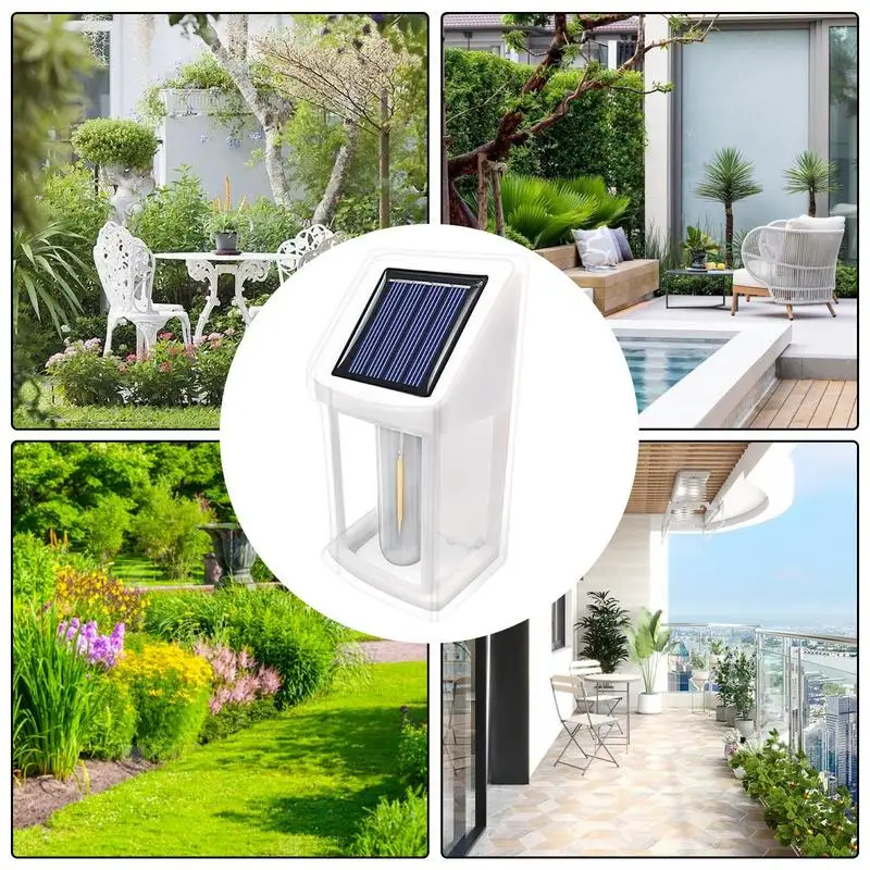 LED Solar Lights Outdoor Motion Sensor Waterproof Street Wall Lamp For Backyard Garden Fence Patio Front Door