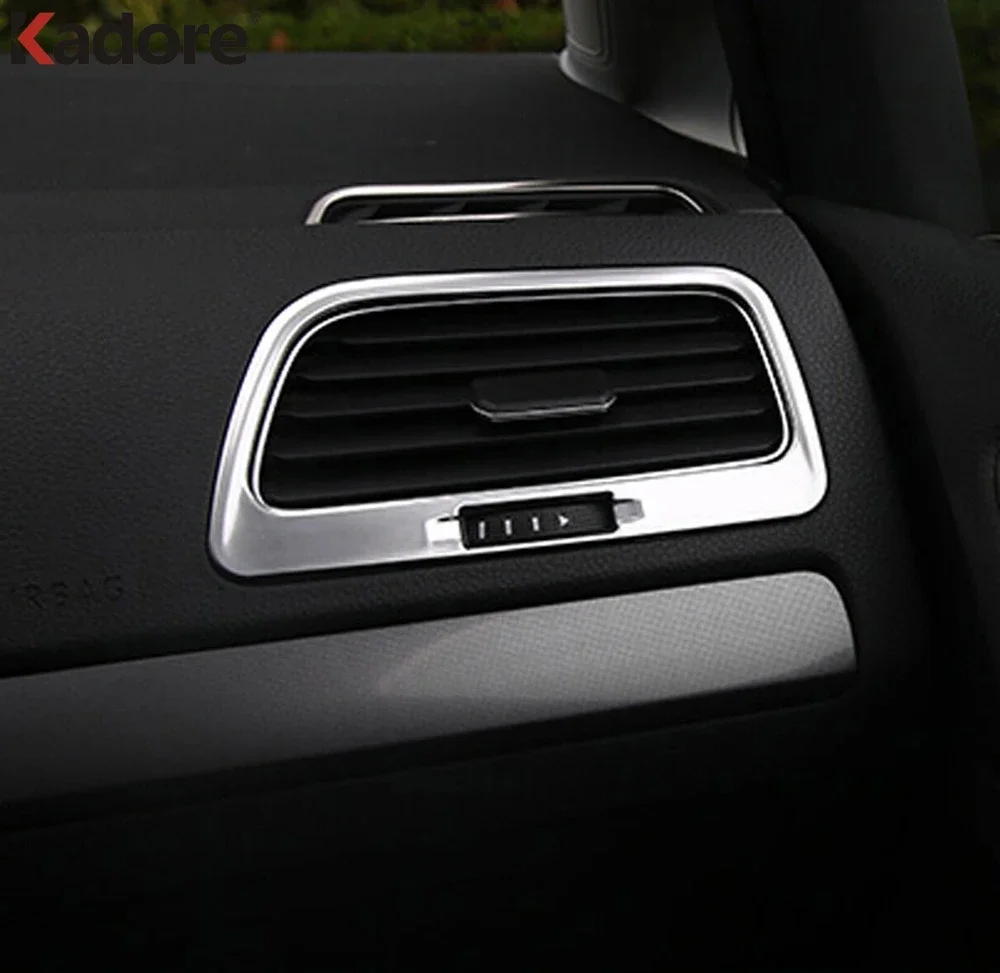 For Volkswagen Golf 7 MK 7 2013 2014 2015 2016 2017 2018 Front Air Vent Outlet Cover Trim A/C Air-condition Stickers Accessories