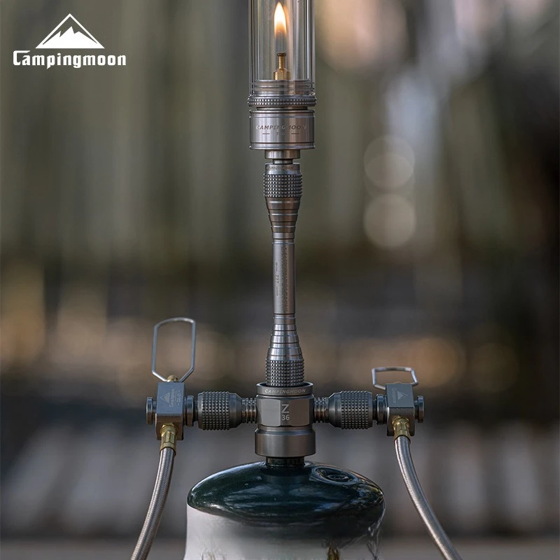 

Адаптер CAMPINGMOON Z31 Woggle Joint One To Three для газовых баллонов, с возможностью бокового подключения, для высокогорных условий