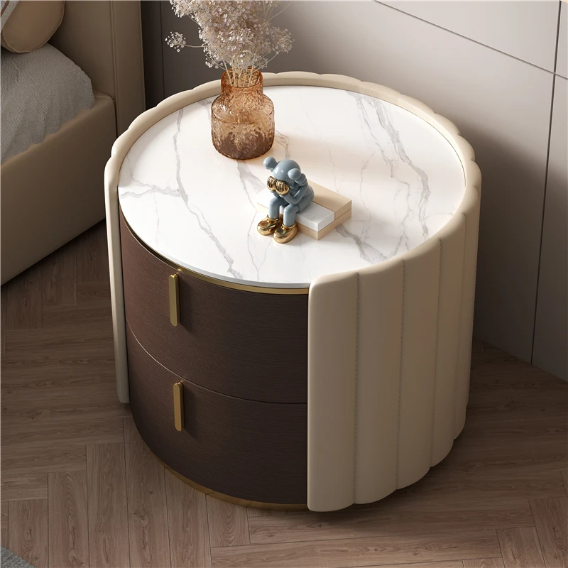 

Premium Aesthetic Bedside Tables Space Saving Storage Delicacy Night Table Drawers Design Mesa De Noche Bedroom Furniture