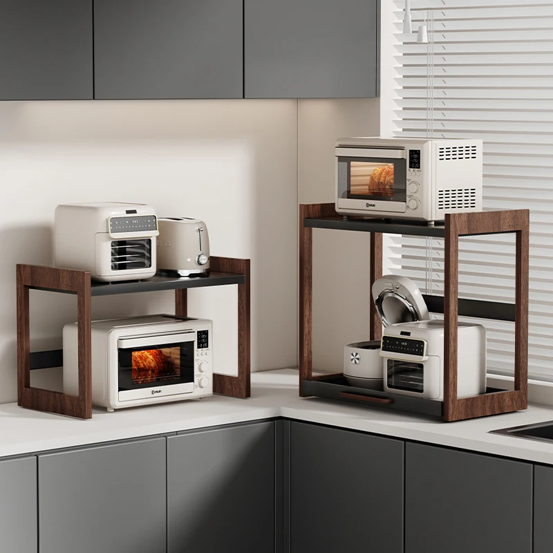 

Microwave oven rack Pull-out kitchen Rice cooker shelf Countertops Multifunctional electrical appliances Oven