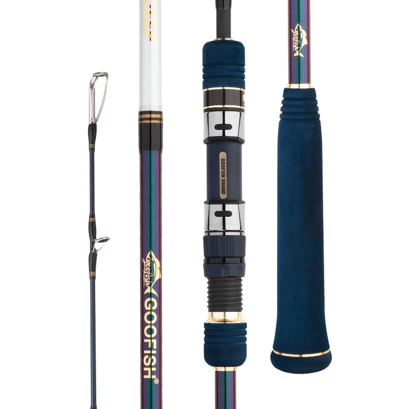 

GOOFISH® MONSTER DEEP-213cm Length PE4-7 Jig 200-700g Japan FUJI Solid Nano Jigging Rod