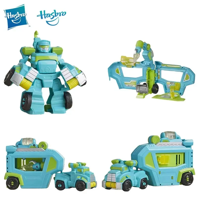 Hasbro Transformers Rescue Robot Carriage Series Sliders Wooden Wedges Collection Movable Anime Figurine Toys for Child‘s Gifts