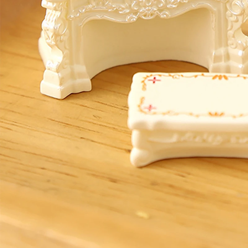 Juego de muebles de sala de estar en miniatura a escala 1/12, decoración de simulación de casa de muñecas para construcción de escenas realistas y juego de simulación