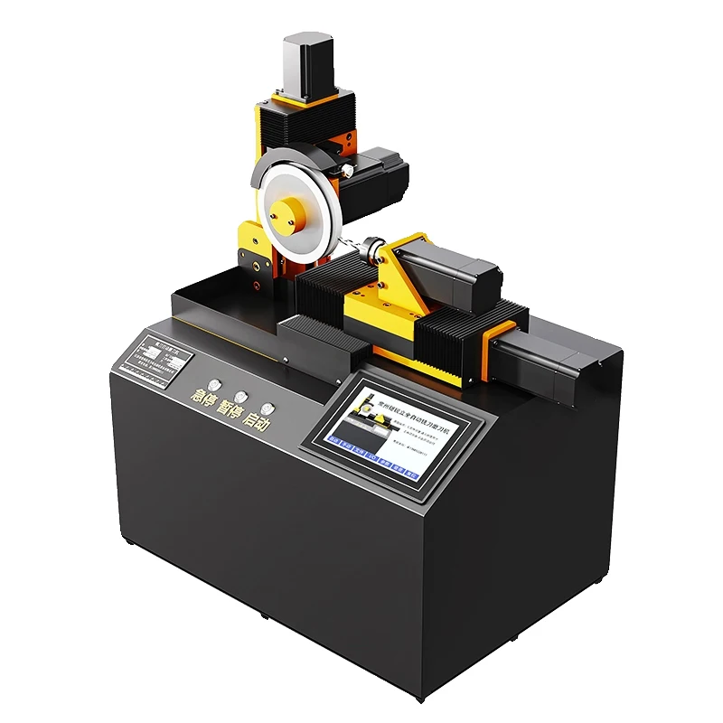 Milling cutter sharpener fully automatic small grinding machine 2/3/4 blade alloy round nose tungsten steel knife special grindi