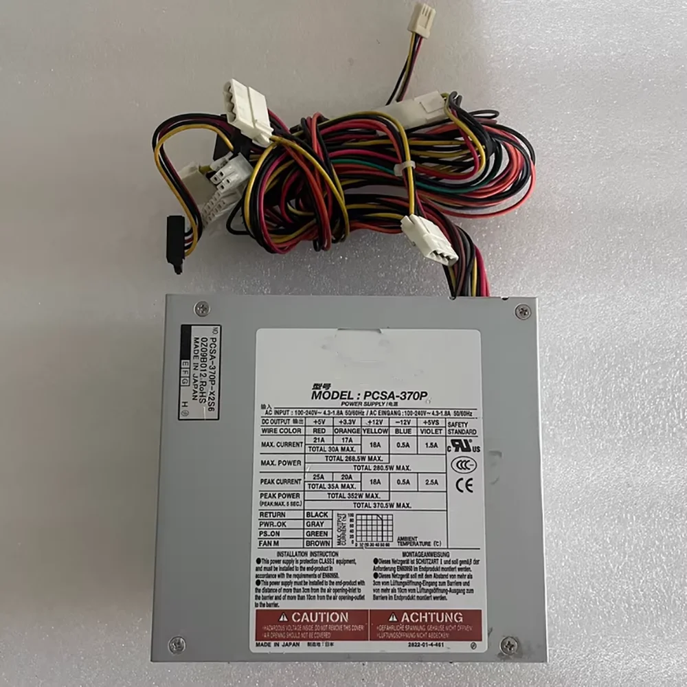 

Промышленный блок питания PCSA-370P-X2S6, 370 Вт, модель PCSA-370P