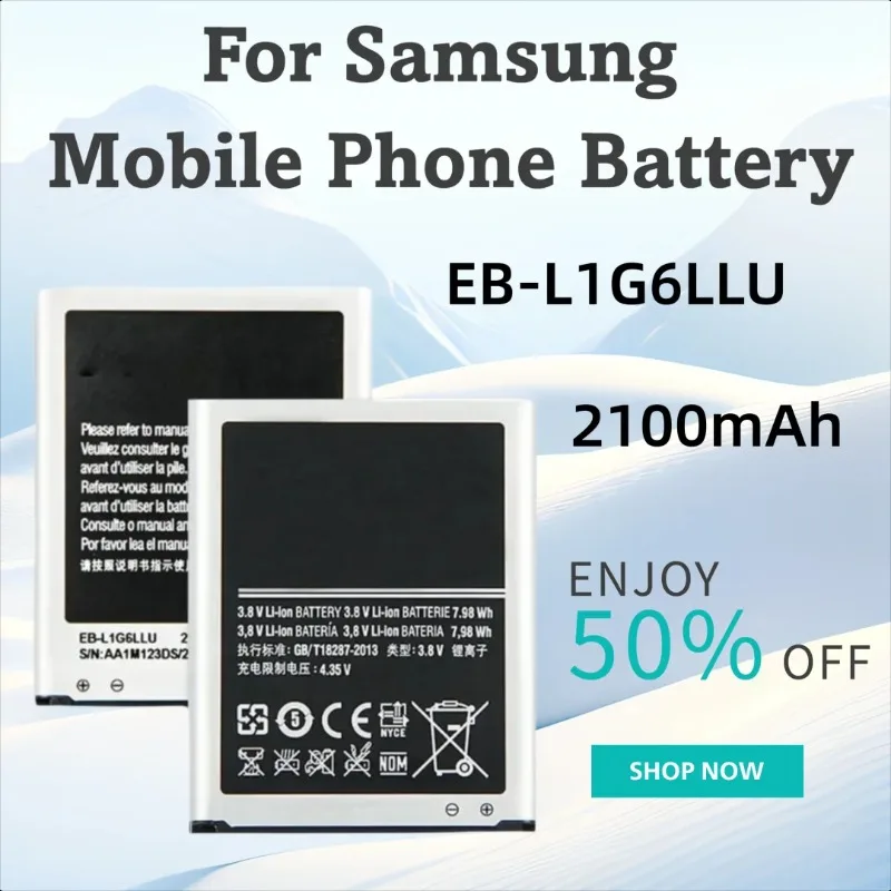 

2100mAh for Samsung Galaxy S3 S III 3 I9300 I9300i I9082 I9060 R530 Grand Neo Duos EB-L1G6LLU EB-L1G6LLU Mobile Phone Battery
