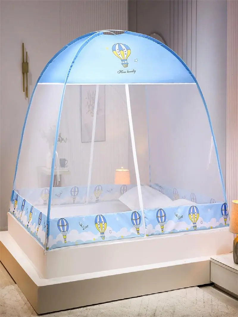 

Москитная сетка для монгольской палатки без установки, полностью закрытая, на молнии, с защитой от падения, для домашнего использования, полиэстер, стекловолоконные стойки, универсальная