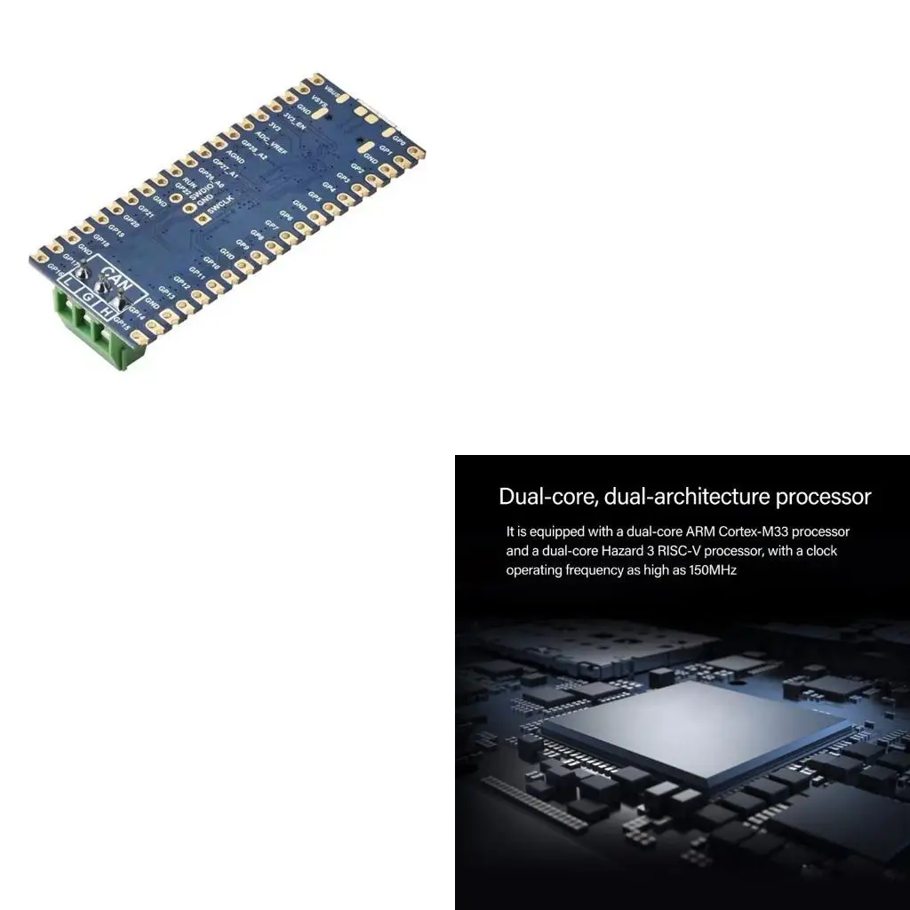 

652F Innovative RP2350A Double Architecture Board With Programmable Machines For Customizable Peripherals