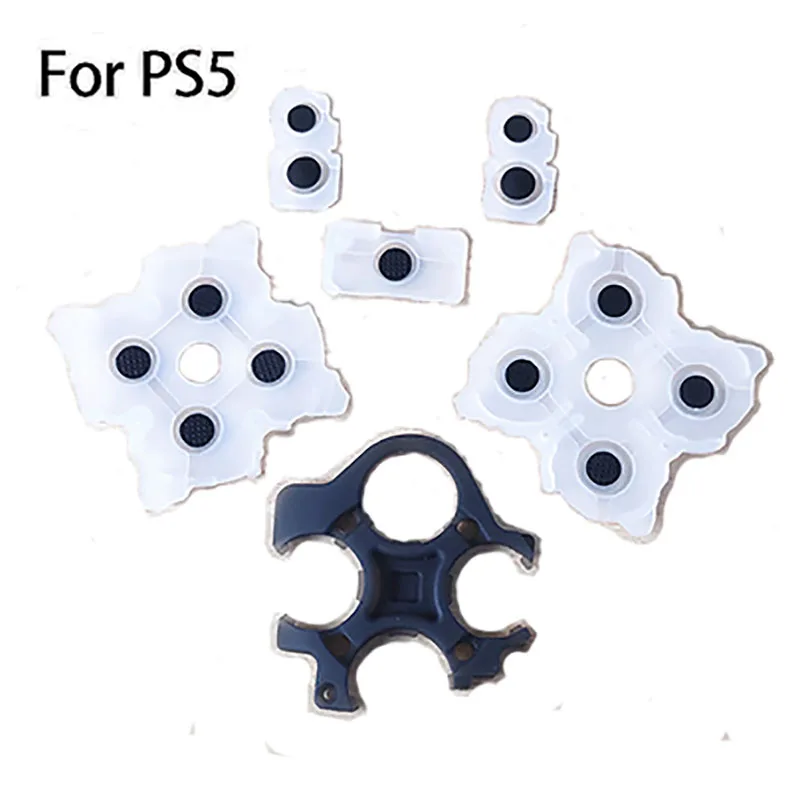 YuXi 1 مجموعة ل منصات مطاطية موصلة ل PS5 ل PS4 وحدة تحكم موصل سيليكون موصل لاصق زر ل PS3 PS2 #6