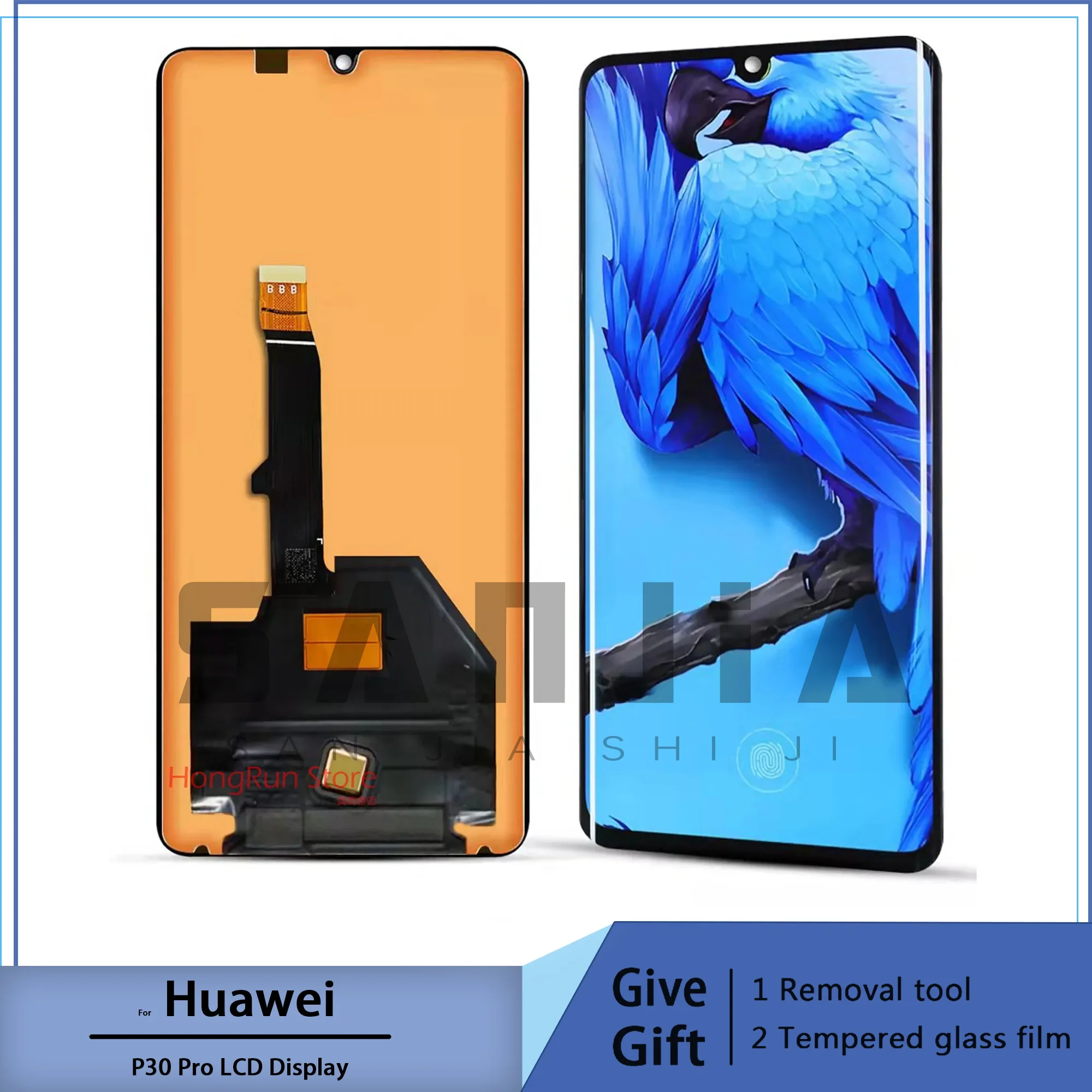 

For huawei p30 pro lcd display touch screen digitizer assembly for 6.47 inch huawei p30pro with frame replace