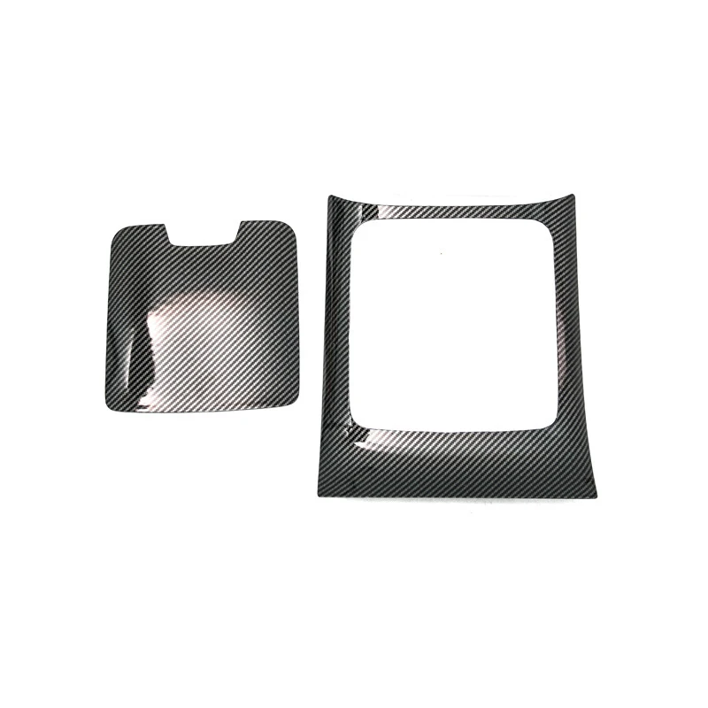 

For Mercedes Benz S Class W223 2021-2024 Car Decals Console Gear Shift Panel Cover Decoration Trim Carbon Fiber Color Sticker