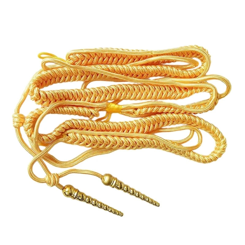 Versatile Shoulder Cord Tassels Chain Shoulder Flaps Uniform Cosplay Costume Fringe Epaulettes DIY Clothing Accessories