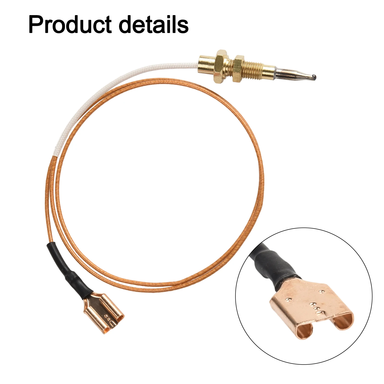 1pc Universal- Gas Thermocouple Kit 600mm/1200mm Gas Stove Thermocouple Heater Burner Fireplace Replacement Parts