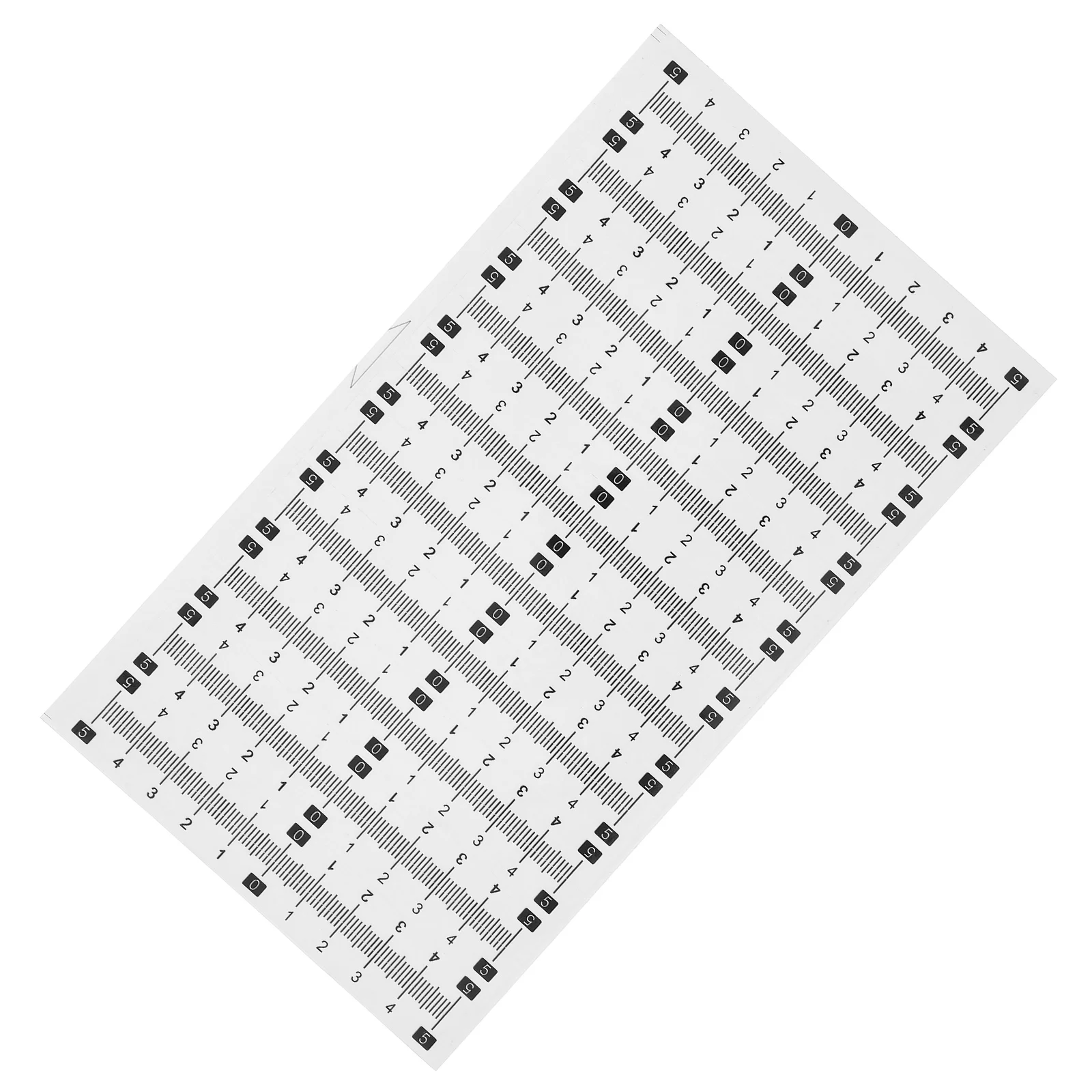 

21 Pcs Scale Sticker Flexible Adhesive Measuring Tape Ruler Waterproof Precision Tool Labeling Measuring PVC Stickers