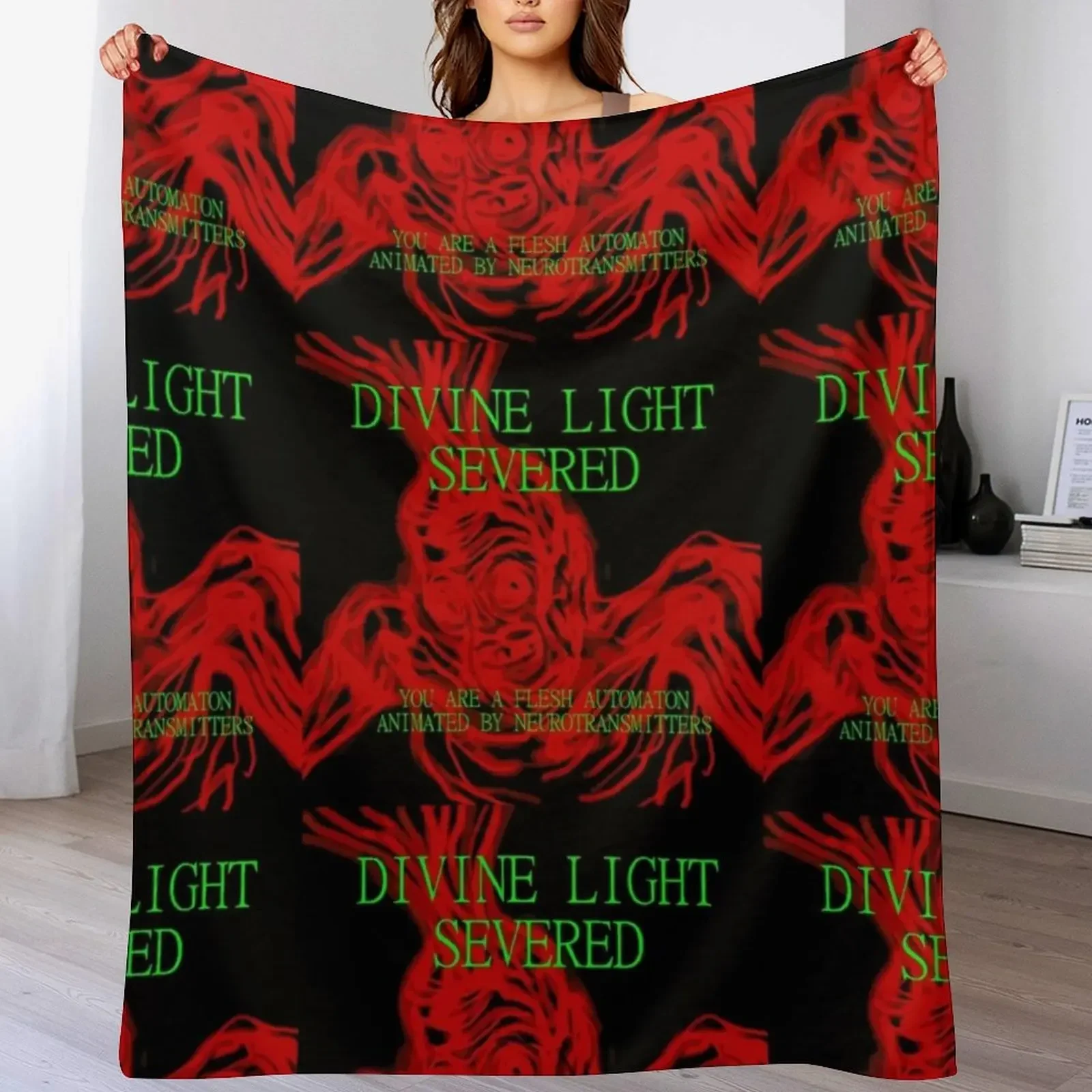 DIVINE LIGHT SEVERED - Cruelty Squad Throw Blanket warm for winter Personalized Gift Thermals For Travel Moving Blankets