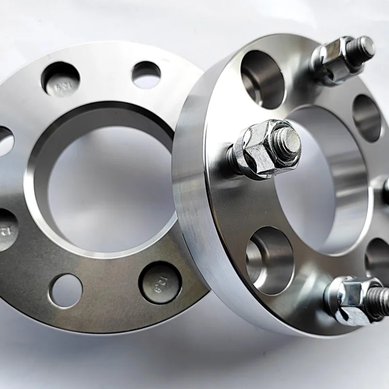 2PCSWheel Spacers Adapters 2pcs 25mm|4*108|4X4.25" |65.1mm| no step universal flange thread 12*1.5