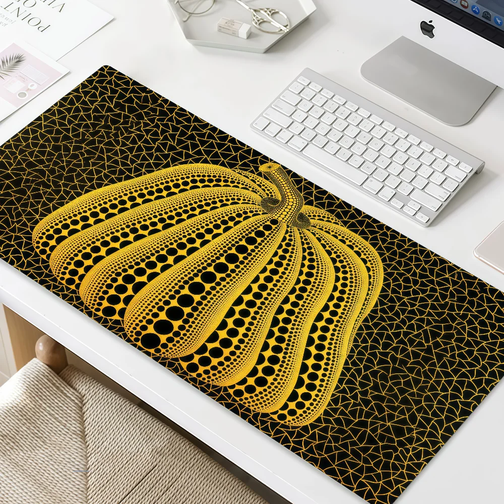 Mouse Y-Yayoi Pad MousePad Non-slip Lockedge Office Student Gaming Thickened Kusama Large Artist Writing Pad Cushion
