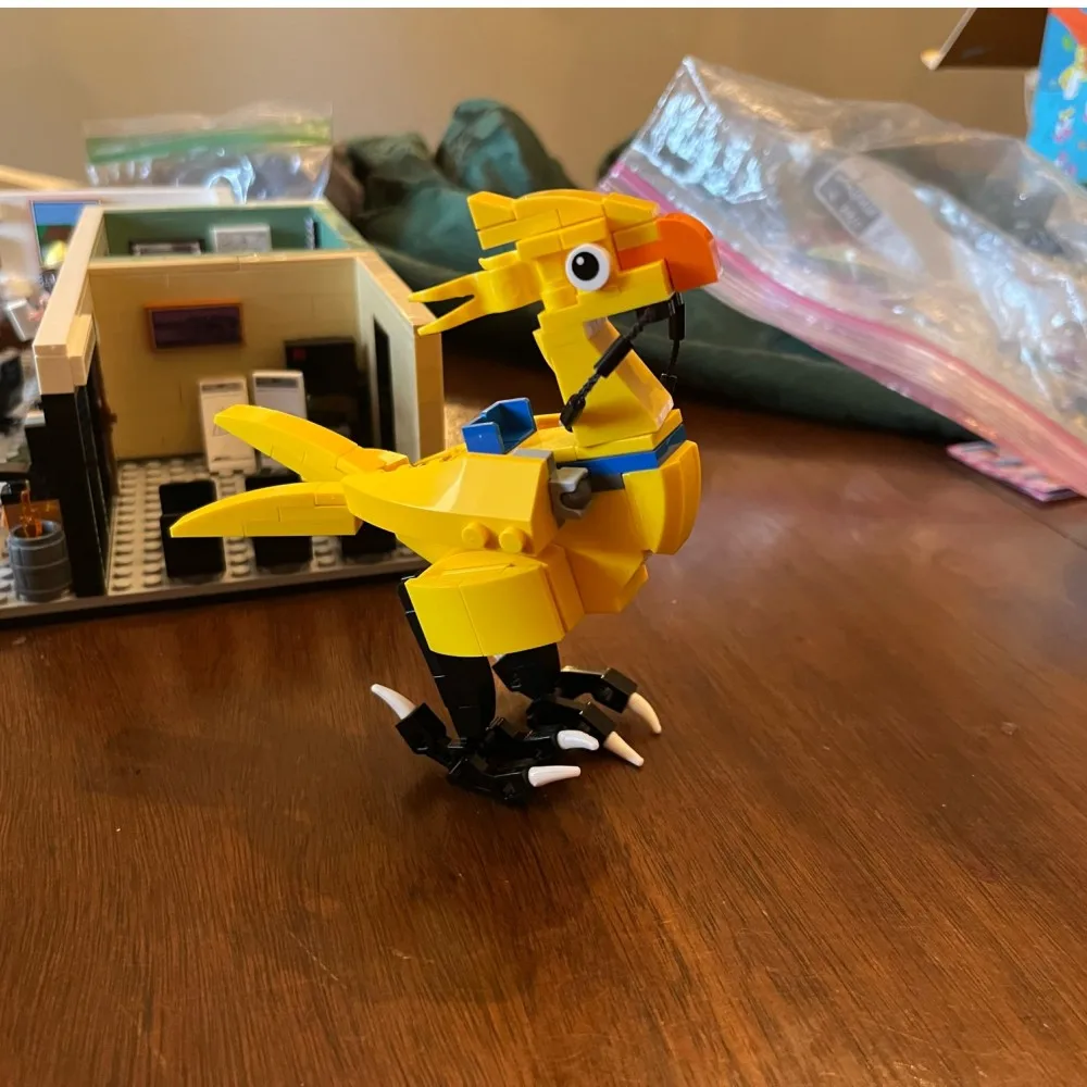 MOC Game de Fantasied Brickheadz Cloud Sephiroth Bouwstenen Set Vogels Chocobos Bricks Model Cactus Monster Kinderen Speelgoed