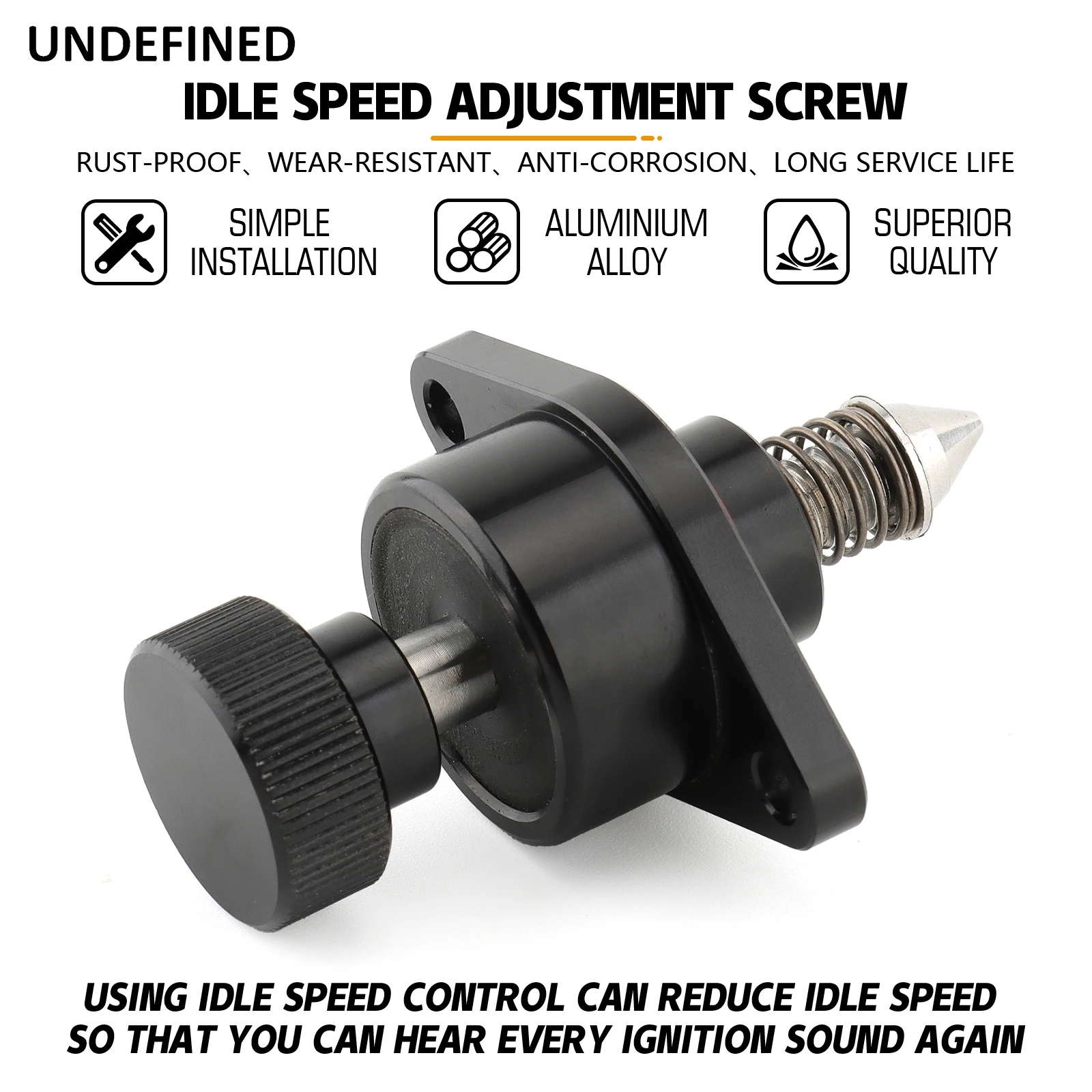 Tornillo de ajuste de velocidad de ralentí compatible con Harley XL 883 1200 Touring Road King Dyna Softail Vrod, carburador de motocicleta, Control