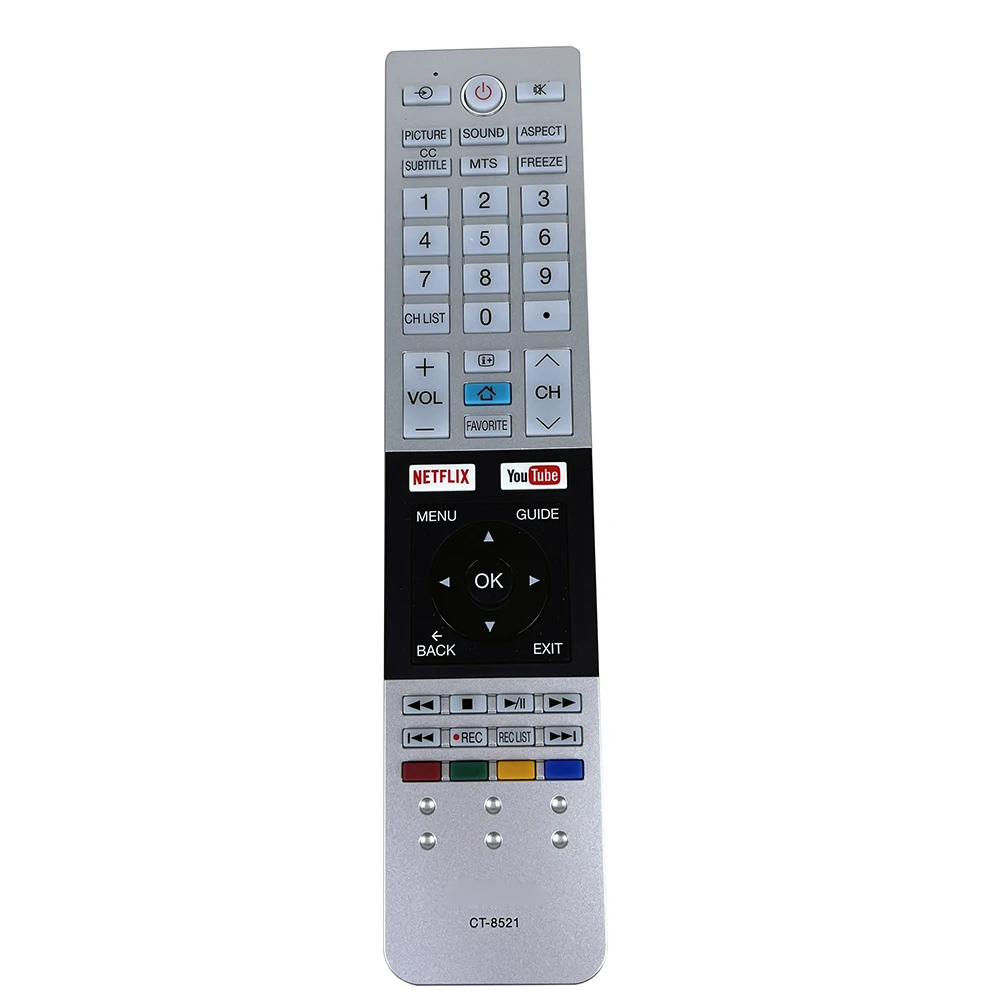 

New Genuine CT-8521 For Toshiba Smart TV Remote Control F40L3400 50L3400 CT-8516