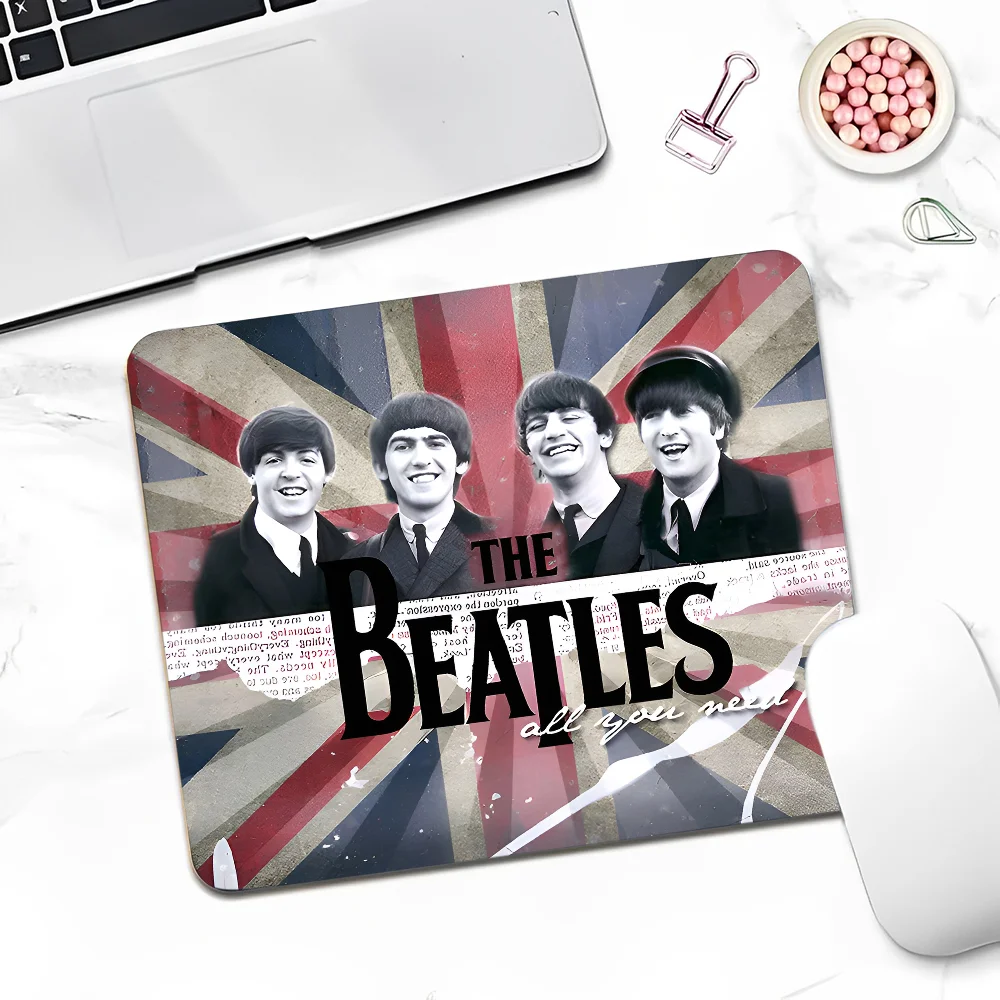 T-The-B-Beatles Rock Band20x25cm Cabinet Gaming Computer Laptop Desk Mat Mouse Pad Mouse Mat Notbook for PC Mouse Carpet