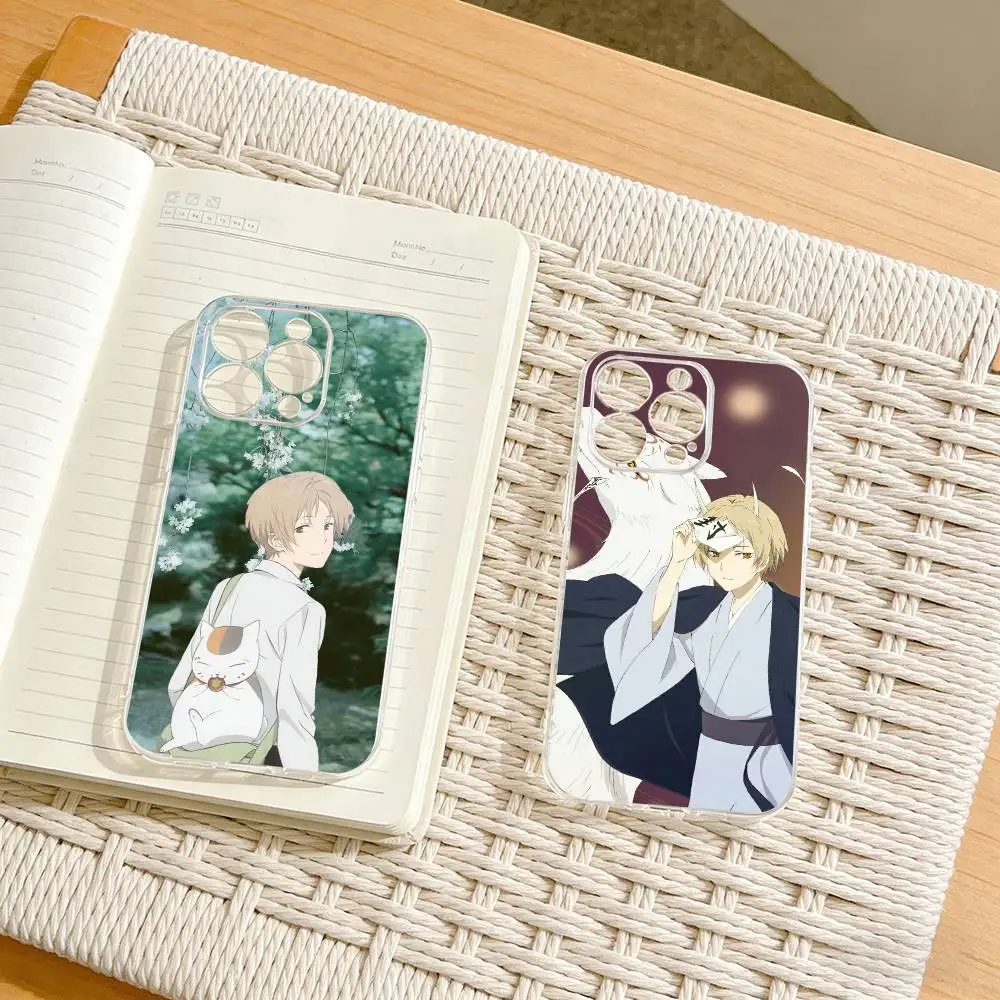 

N-Natsume's Book of Friends Phone Case For iPhone17,16,15,14,13,12,11 Plus,Pro Max Soft Transparent Cover