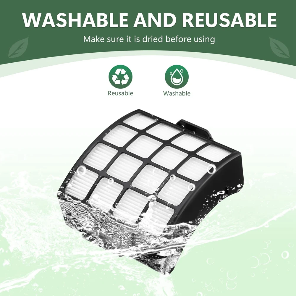 【TODAY-BUY】قطع غيار الفرشاة الرئيسية فرشاة جانبية فلتر HEPA لملحقات المكنسة الكهربائية Shark AZ3002 AZ3000 AZ3000W