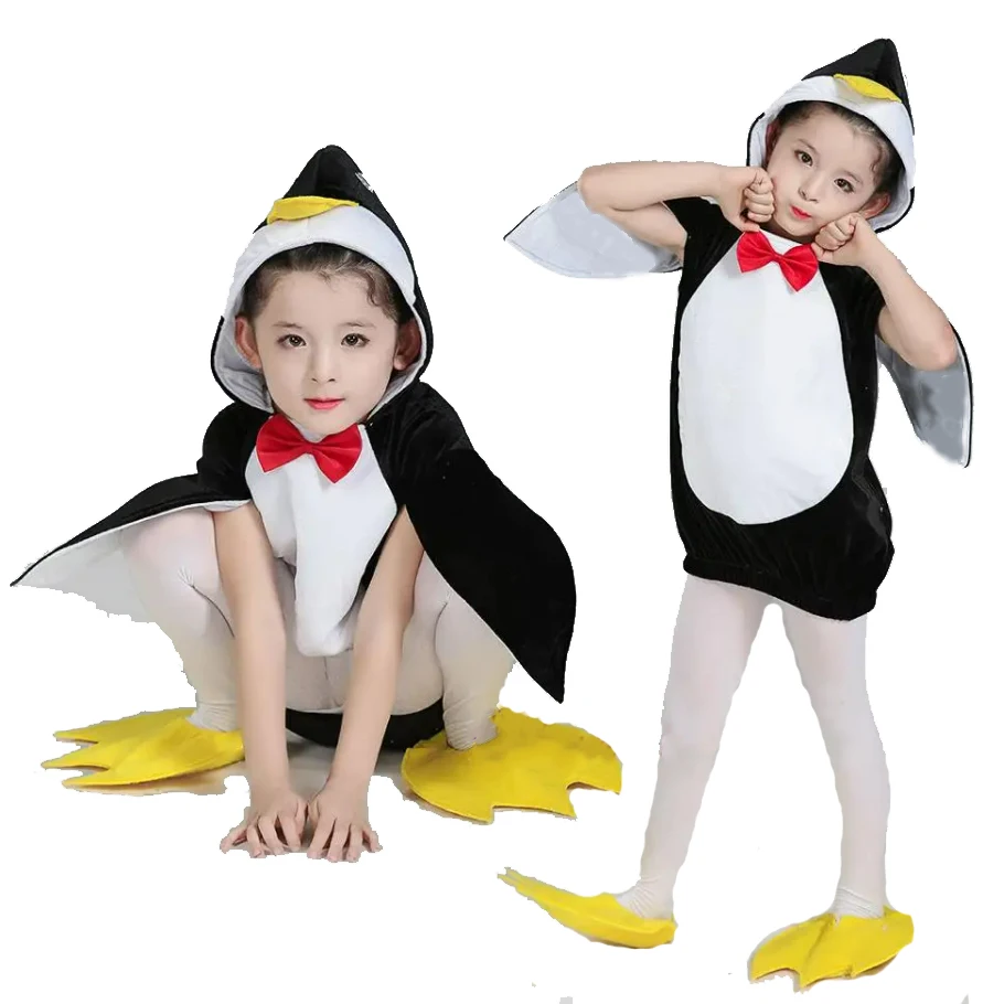 Baby Halloween Costume For Kids Madagascar Penguin Costume Animal Cosplay Clothing For Birthday Party Carnival Christmas