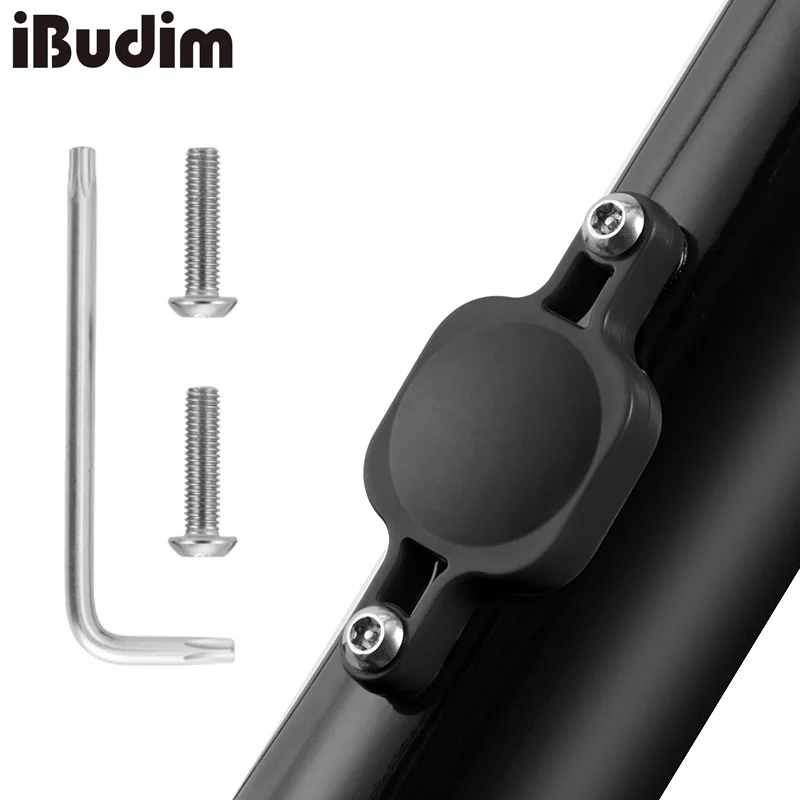 Fahrradhalterung für Apple AirTag, wasserdicht, versteckt unter der Wasserflaschenhalterung, mit Sicherheitsschrauben für AirTag.
